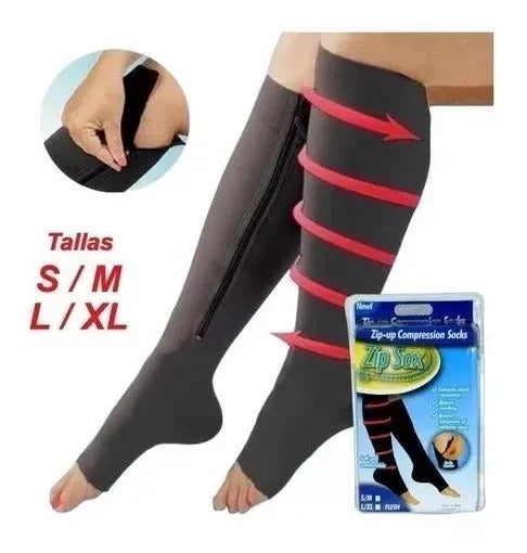 Medias De Compresion Anti Varices Unisex